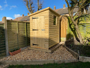 6 x 5 22mm Tanalised Pressure Treated Loglap Pent Shed