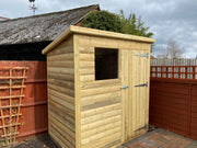 6 x 4 22mm Tanalised Pressure Treated Loglap Pent Shed