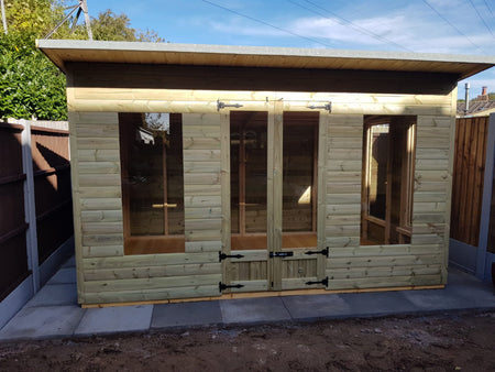 10 x 6 Loglap Contemporary Lodge