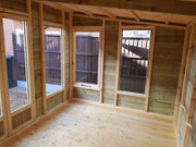 10 x 6 Loglap Contemporary Lodge