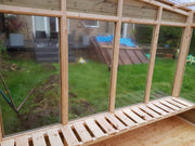 14 x 8 Loglap Combination Greenhouse / Shed