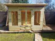 10 x 6 Loglap Contemporary Lodge